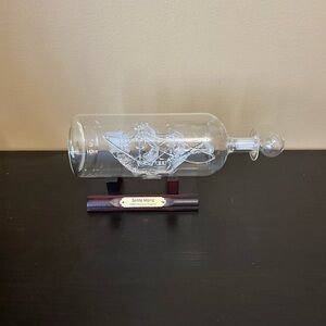 The Mayflower Glass Collection Ship in a Bottle